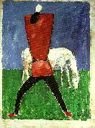 peasant and horse, Kazimir Malevich